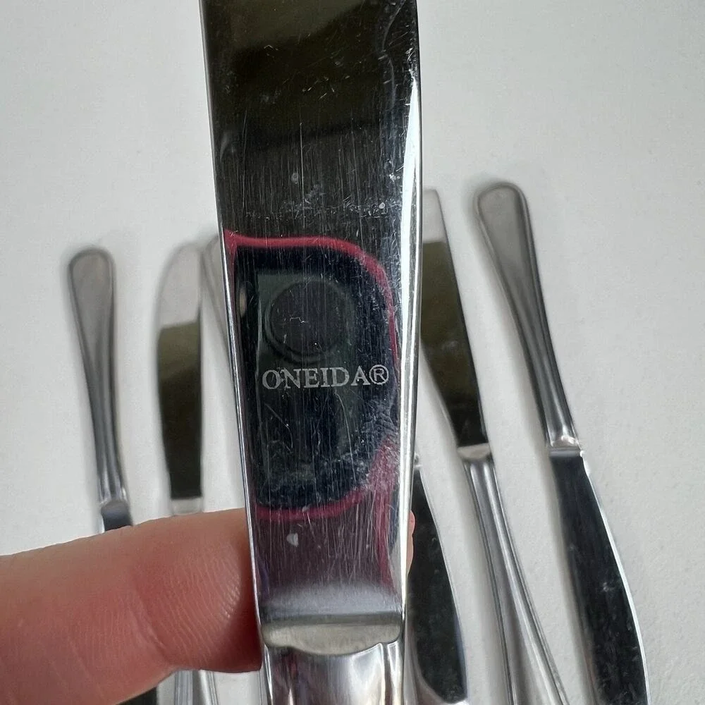 Oneida Hollis 8 Butter Knife Knives Stainless‎ Flatware Stainless Replacement